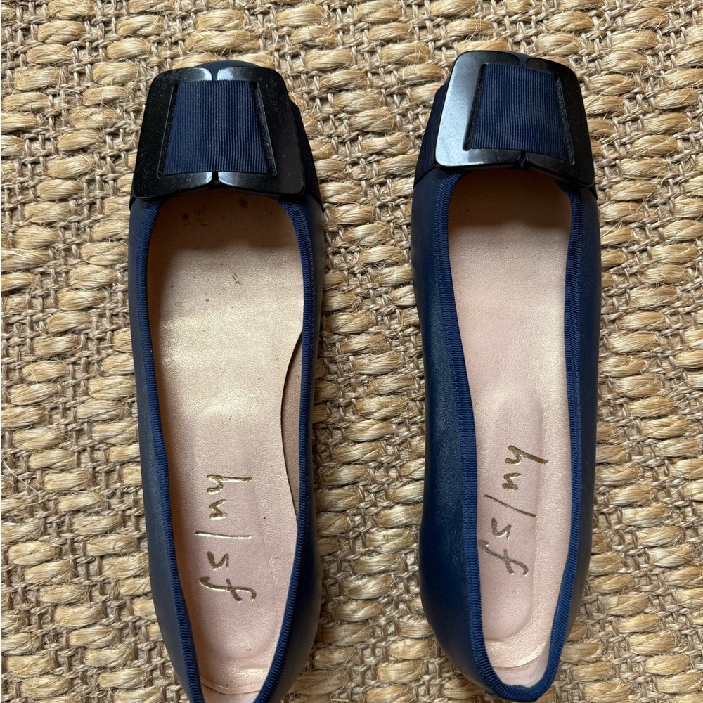 French Sole FSNY Navy Blue Women's Flats